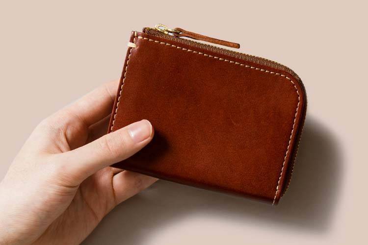 【新品未使用】土屋鞄 ナチューラ ヌメ革 Lファスナー 財布 ケース ナチューラ ヌメ革Lファスナー – ミニ財布 – 土屋鞄製造所