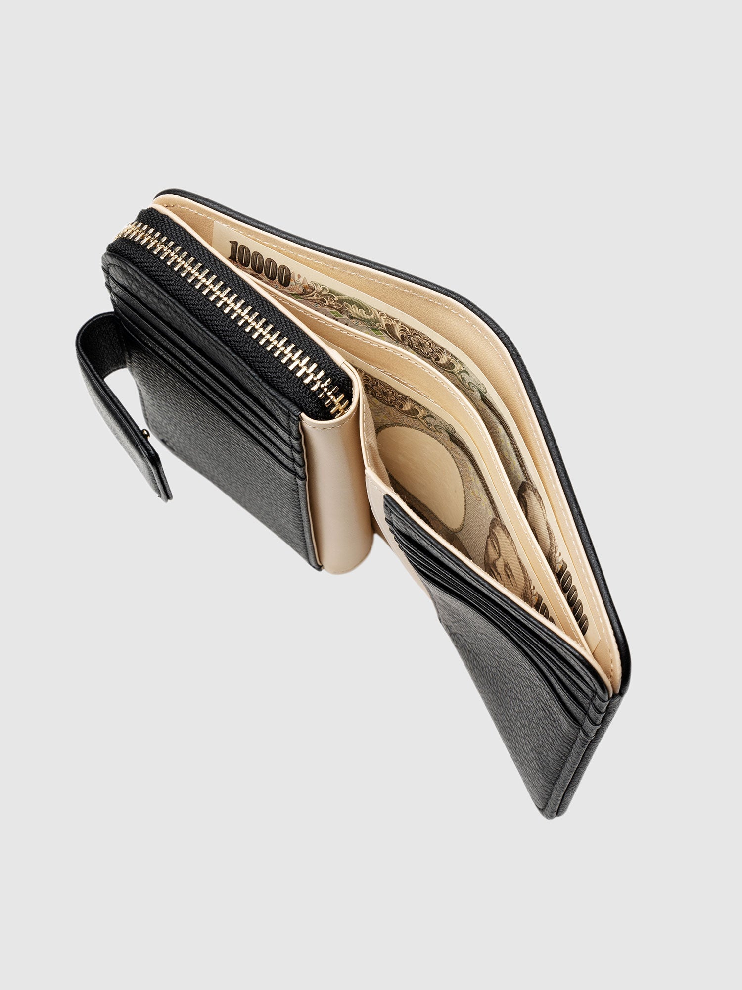 【新色・数量限定色】ガゼットコード ファスナーミディアムウォレット