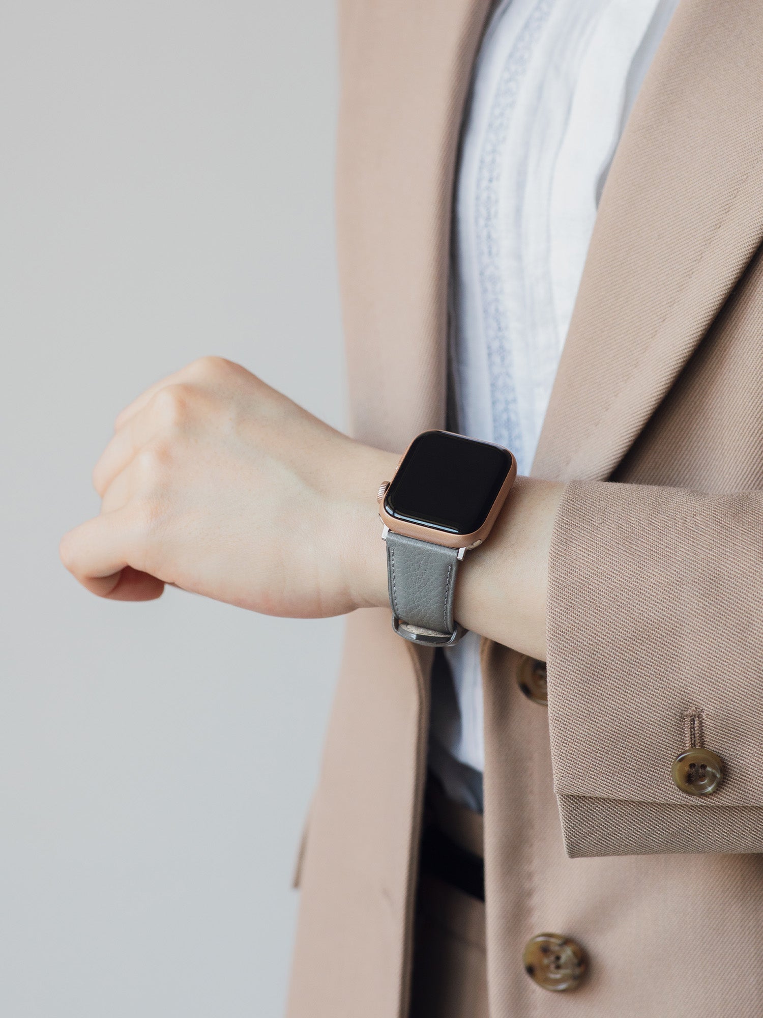 【数量限定色】レザーウォッチバンド Apple Watch用(ミディアムグレインレザー)