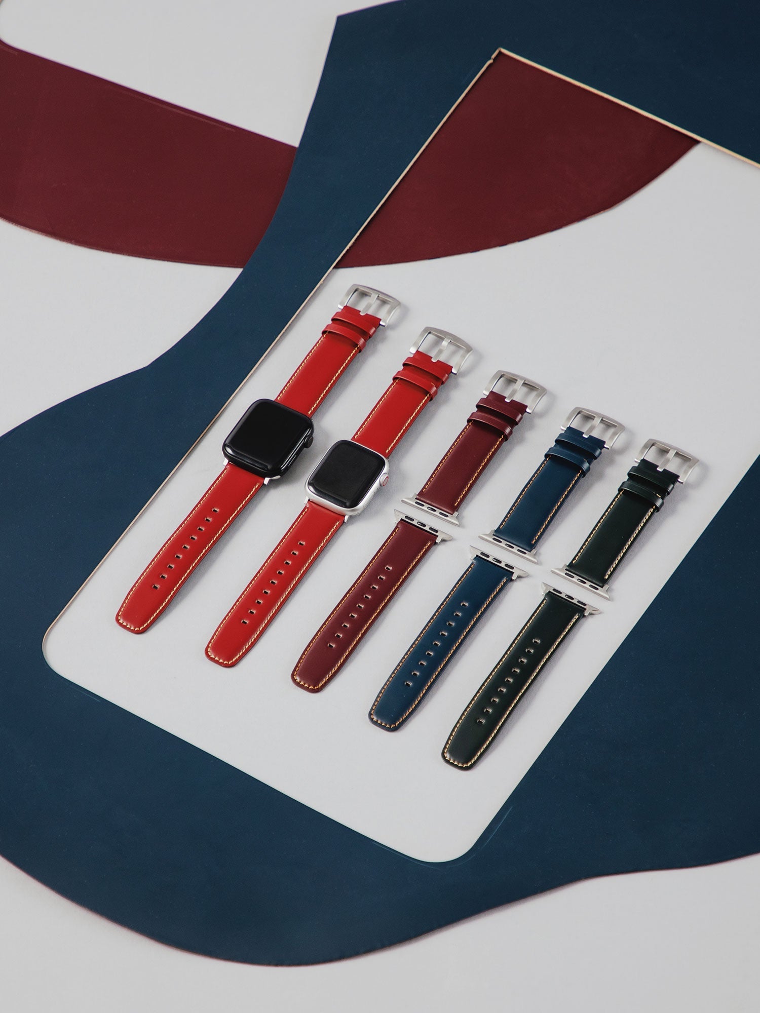 レザーウォッチバンドAppleWatch用(Rコードバン)