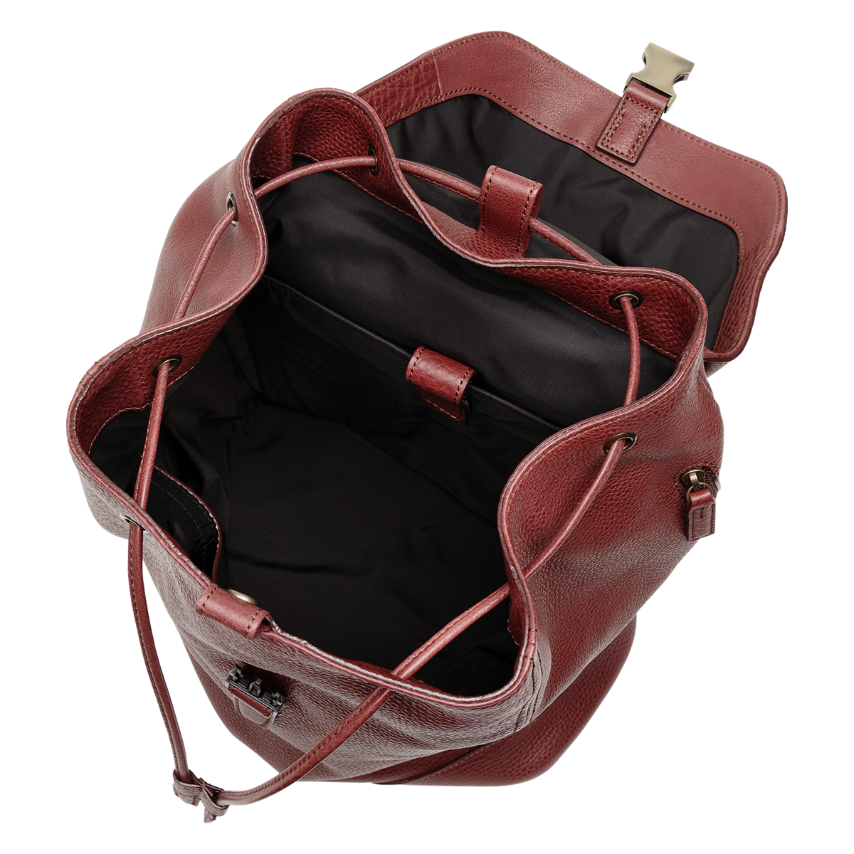 【数量限定色】トーンオイルヌメ フラップバックパック