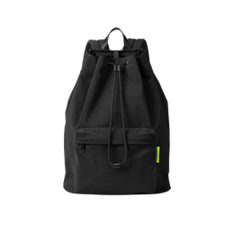 【数量限定色】NYLON BACKPACK DS L 007 ブラック×ライムグリーン