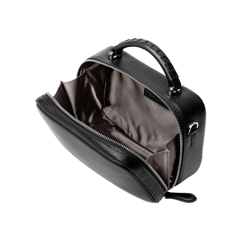 美品】Mulberry ブラックレザーバッグ(保管袋あり) 美品】Mulberry ブラックレザーバッグ(保管袋あり)