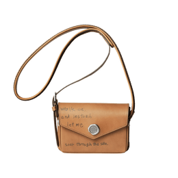 【数量限定型】【SHINYAKOZUKA】MINI INVITATION WITH TSUCHIYA KABAN WITH PRINTING(ISSUE#7) ダークモカ