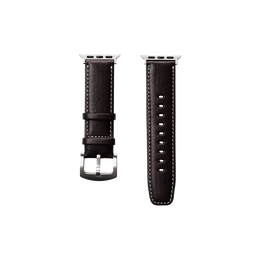 【数量限定型】レザーウォッチバンド Apple Watch用  (バケッタミリングレザー) ダークブラウン / S