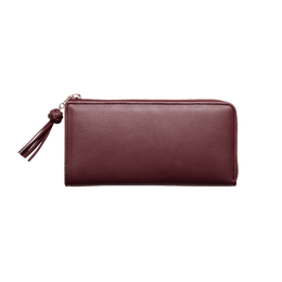 【新色・数量限定色】ガゼットコード ファスナーロングウォレット ボルドー