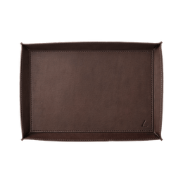 ホームコレクション レザートレー Large チョコ