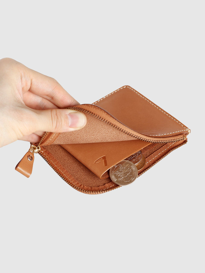 土屋鞄製造所 ヌメ革L型ファスナー 財布 ブラウン 新品未使用