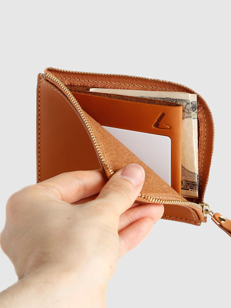 土屋鞄製造所 ヌメ革L型ファスナー 財布 ブラウン 新品未使用