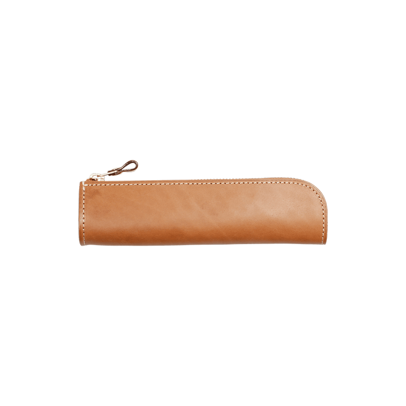数量限定色ナチューラ ヌメ革ファスナーペンケース – 土屋鞄製造所