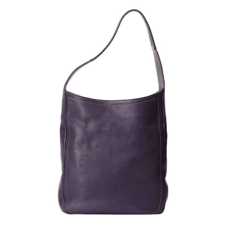 土屋鞄製造所 レザー トートバッグ 黒 紫 ワンショルダー A4収納可　土屋鞄