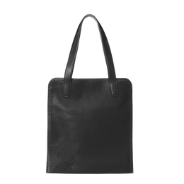 【数量限定色】トーンオイルヌメ スリムトート ブラック