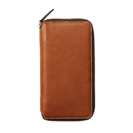 ウルバーノ ファスナーロングウォレット ブラウン