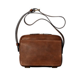 【数量限定色】ビークル スモールフラップショルダー スモーキーブラウン