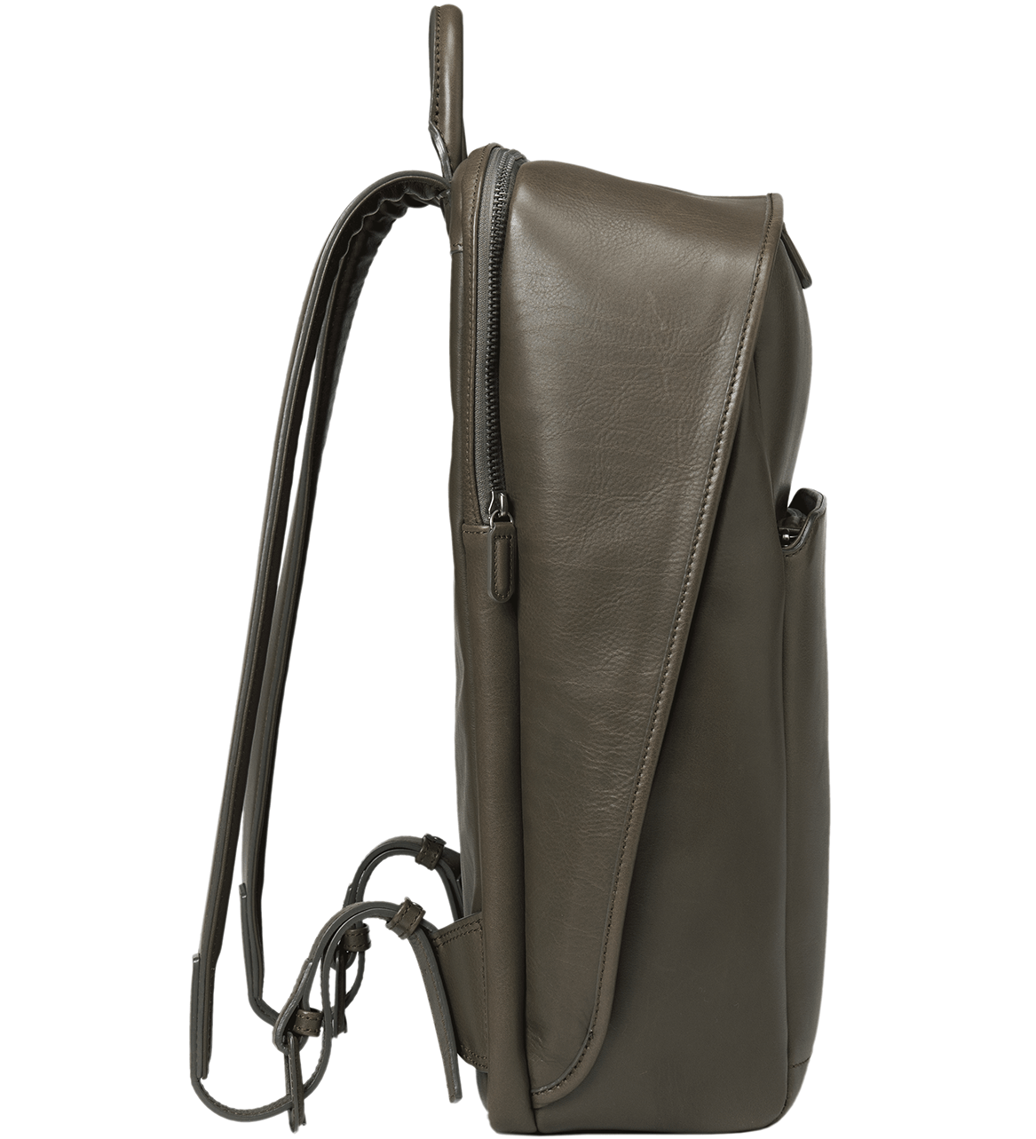 土屋鞄ヴァイノ ラウンドバックパックオリーブブラウン 土屋鞄ヴァイノ ラウンドバックパックオリーブブラウン