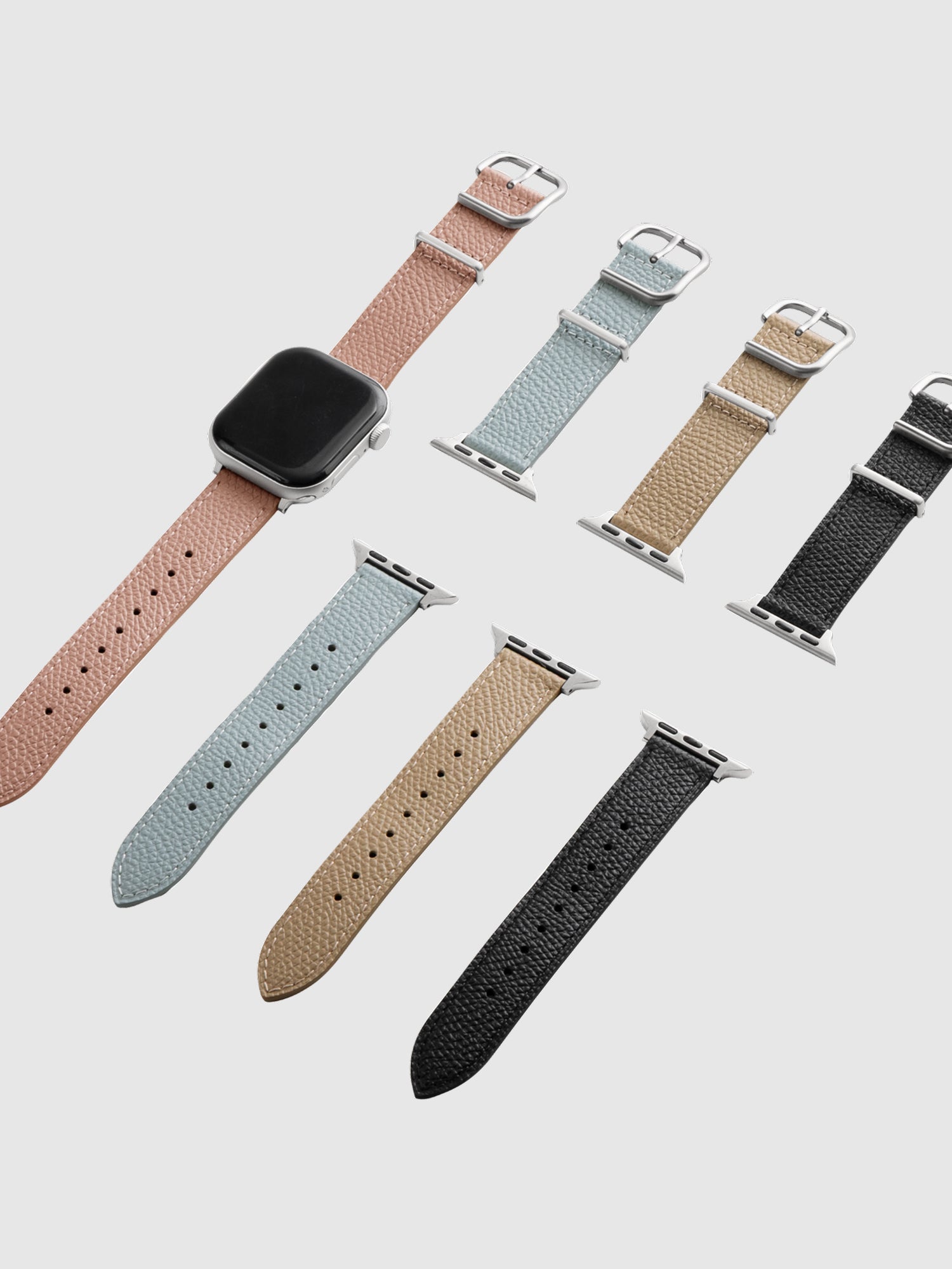 新発売】レザーウォッチバンド Apple Watch用 トレ S(ファインエンボス
