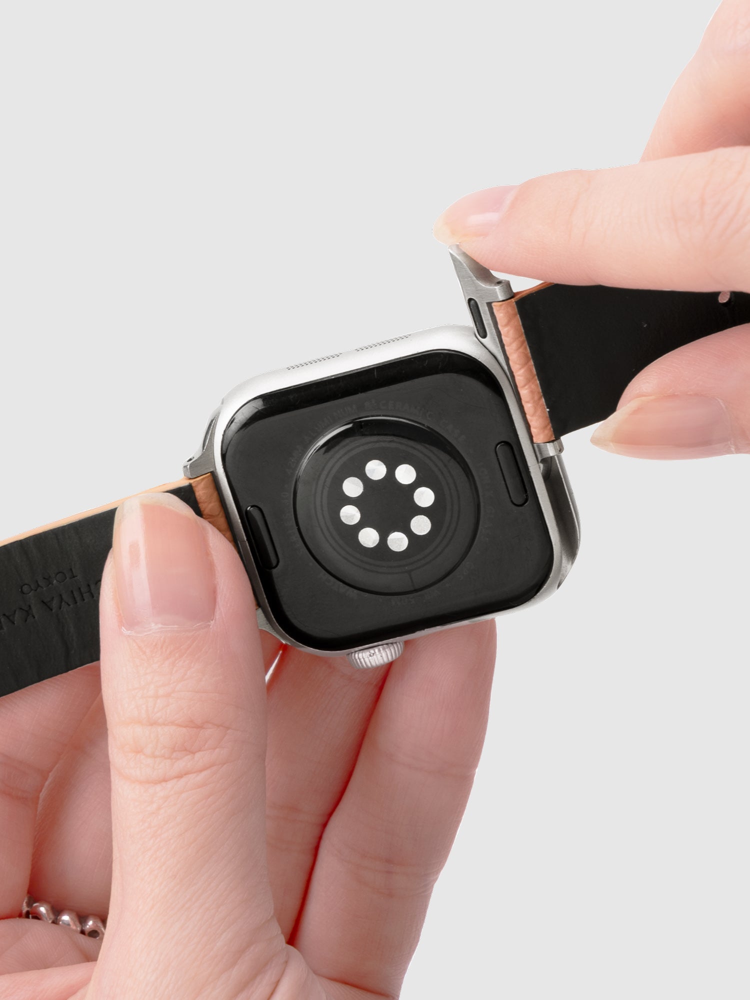 新発売】レザーウォッチバンド Apple Watch用 トレ S(ファインエンボス