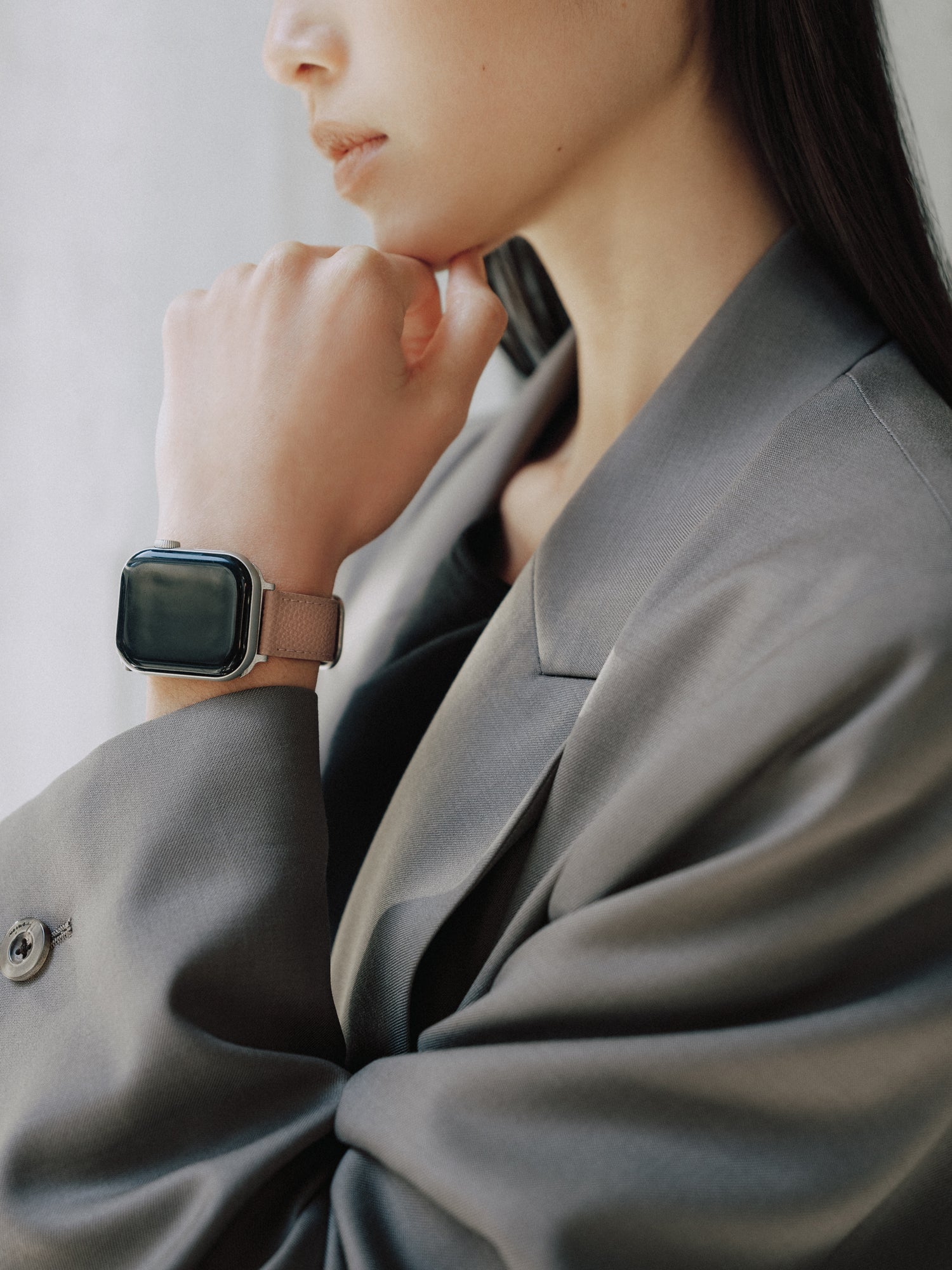新発売】レザーウォッチバンド Apple Watch用 トレ S(ファインエンボス 新発売】レザーウォッチバンド Apple Watch用 トレ S(ファインエンボス