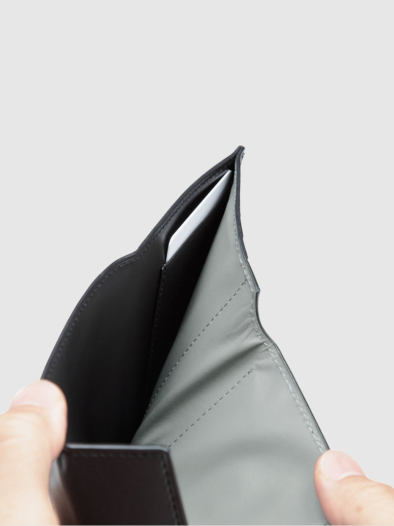 ブラックヌメ スモールウォレット – 二つ折り財布 – 土屋鞄製造所