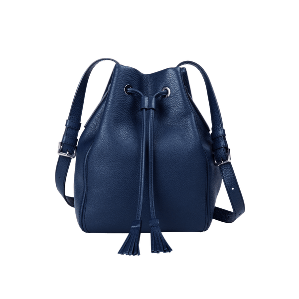 ふぅじい様土屋鞄 クラルテ 巾着 バッグ ネイビー 本革 ショルダー ふぅじい様土屋鞄 クラルテ 巾着 バッグ ネイビー 本革 ショルダー